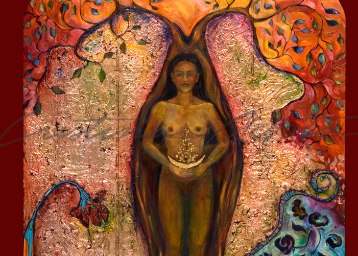 Eve And The Tree Of Knowledge  Art | Cristina Acosta Art & Design llc