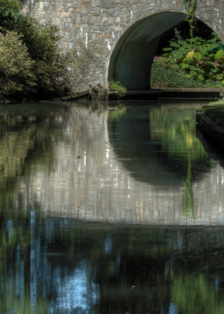 Fine Art Photograph of Norfolk Bridge Reflection by Michael Pucciarelli