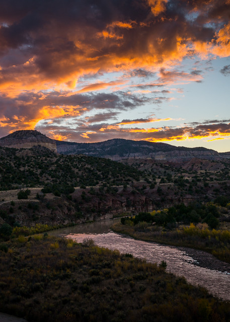 Autumn, Chama River, Landscape, New Mexico, Photography, Southwest, Sunset