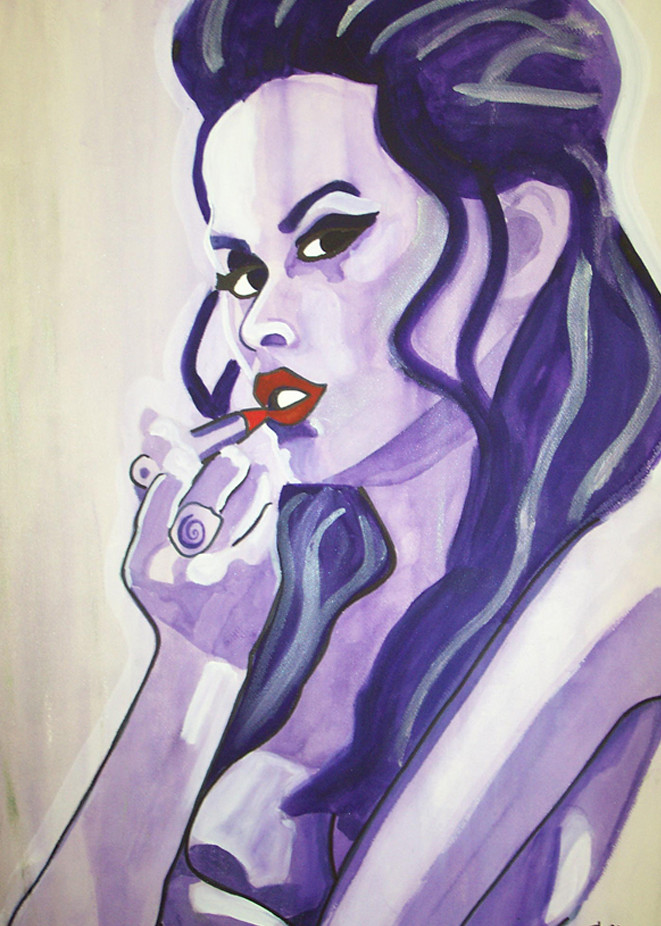 Lipstick Art | William K. Stidham - heART Art