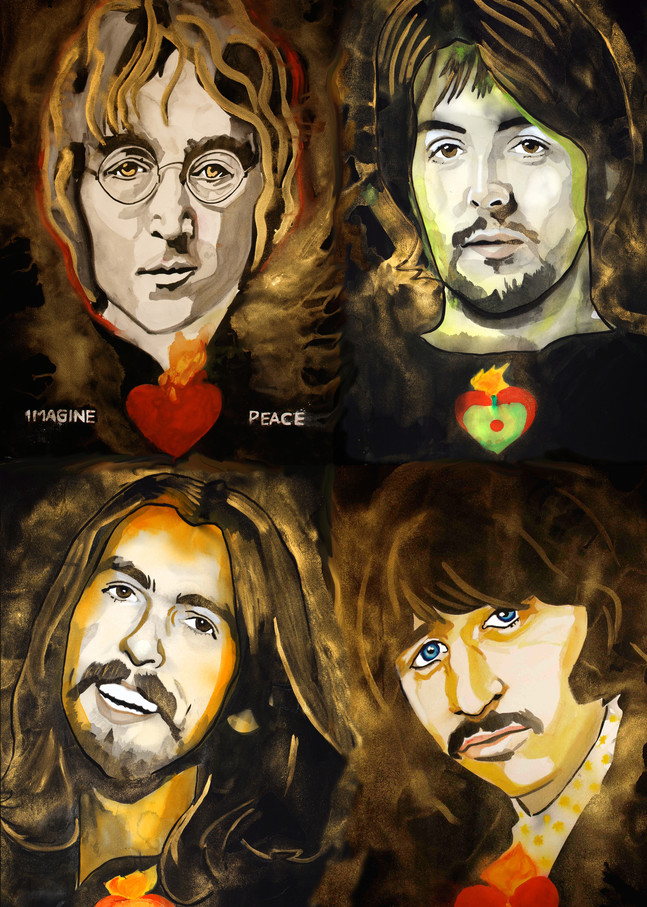 The Beatles Art | William K. Stidham - heART Art
