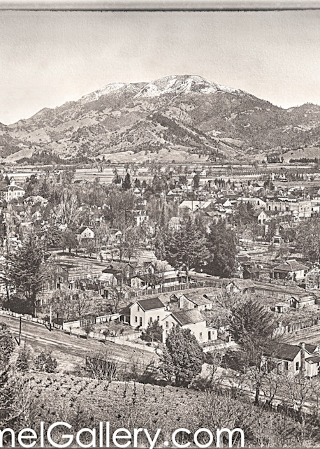 Winter View Calistoga 1890's