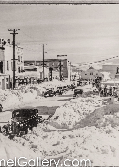 Truckee Main St Winter 1930's