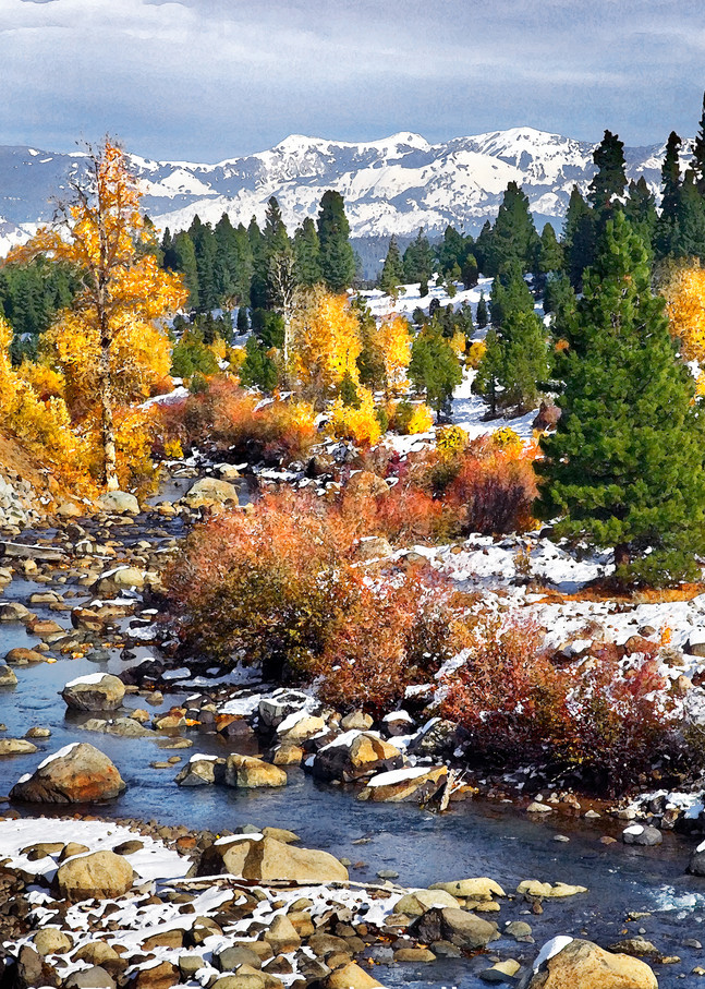 First Snow Truckee River