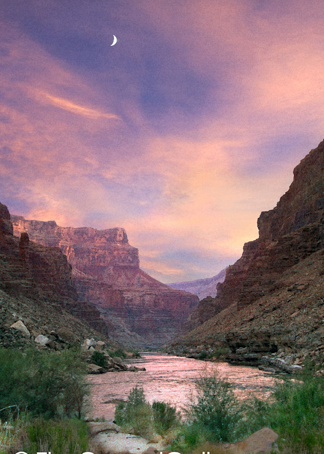 Moonrise Grand Canyon