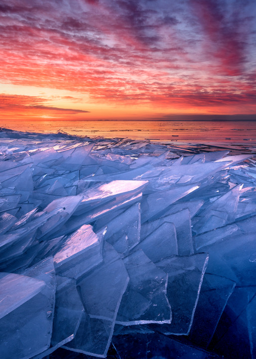 Shattered Ice along the North Shore of Lake Superior