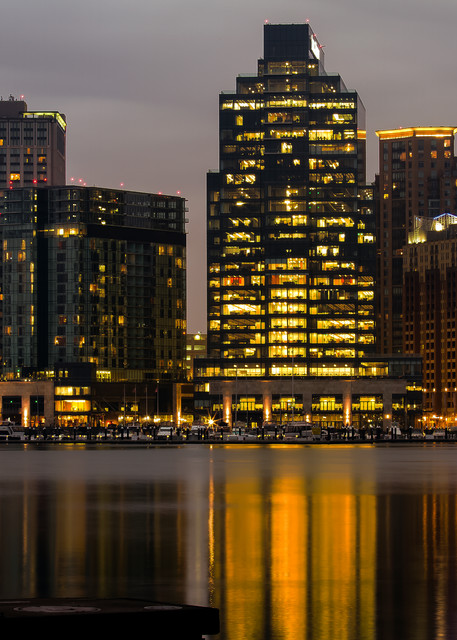 Fine Art Photograph of Baltimore Reflection by Michael Pucciarelli