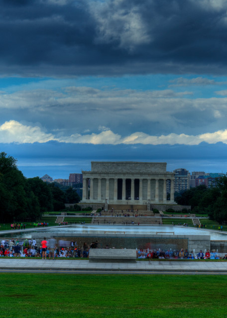 A Dramatic Lincoln Memorial Fine Art Photograph by Michael Pucciarelli