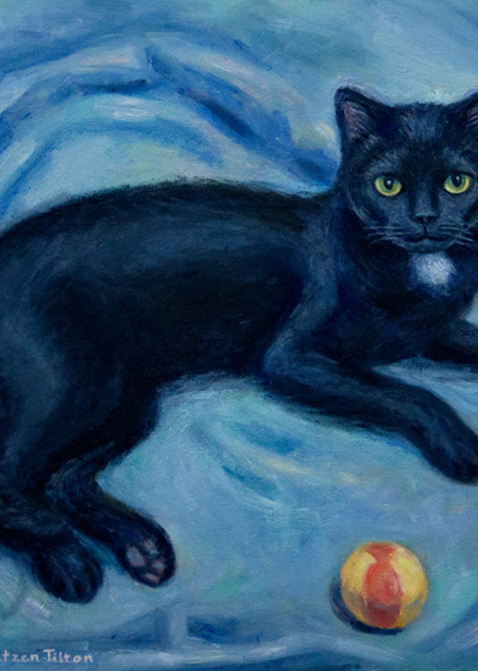 Black Kitty by Julie Betzen Tilton