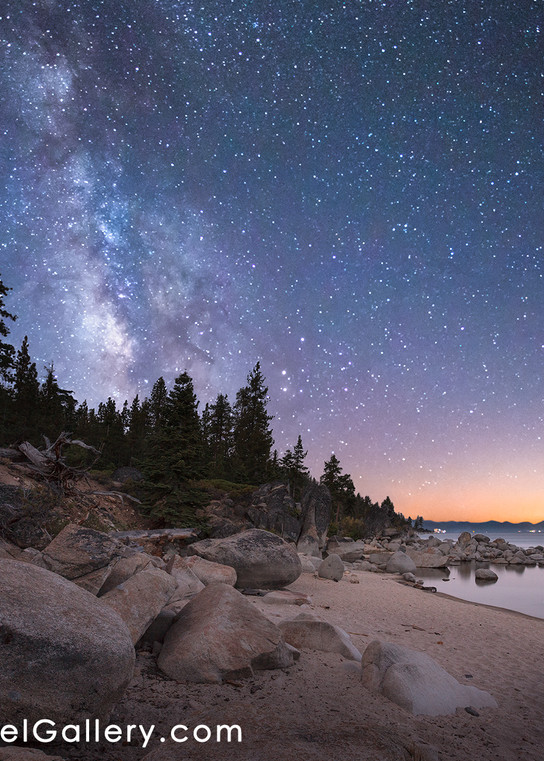 Milky Way Lake Tahoe art print