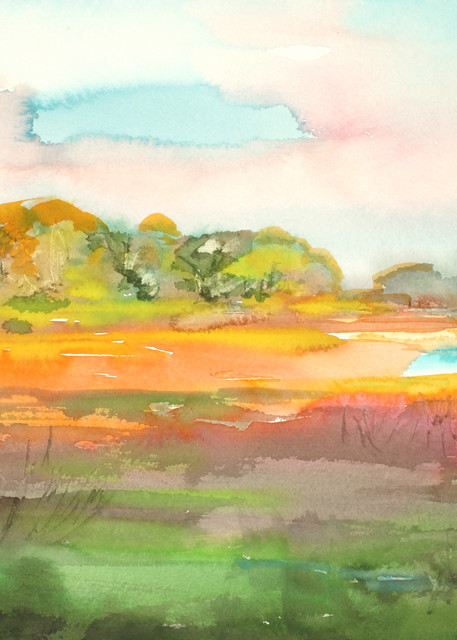 Longshadows of Evenings | Watercolor Landscapes | Gordon Meggison IV