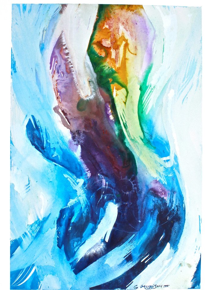 Unrestrained | Abstract Watercolors | Gordon Meggison IV
