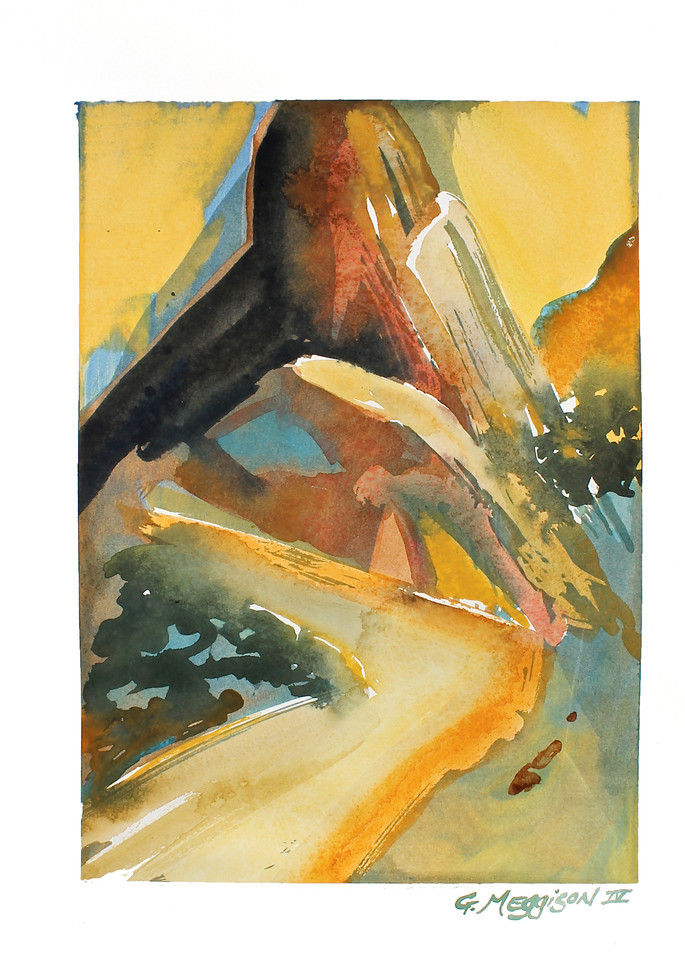 Outback | Abstract Watercolors | Gordon Meggison IV