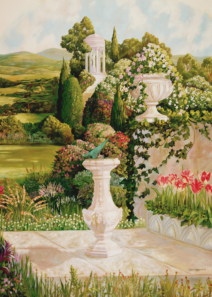 English Garden 3 | Murals in Classical Style | Gordon Meggison IV