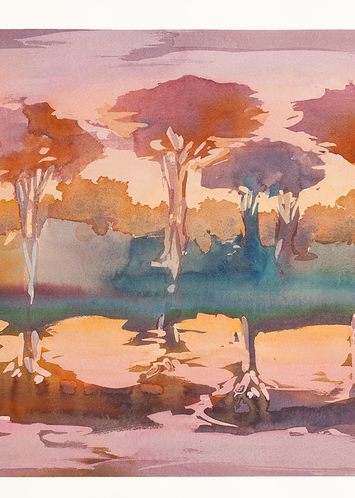 Return to Pine Island | Abstract Watercolors | Gordon Meggison IV