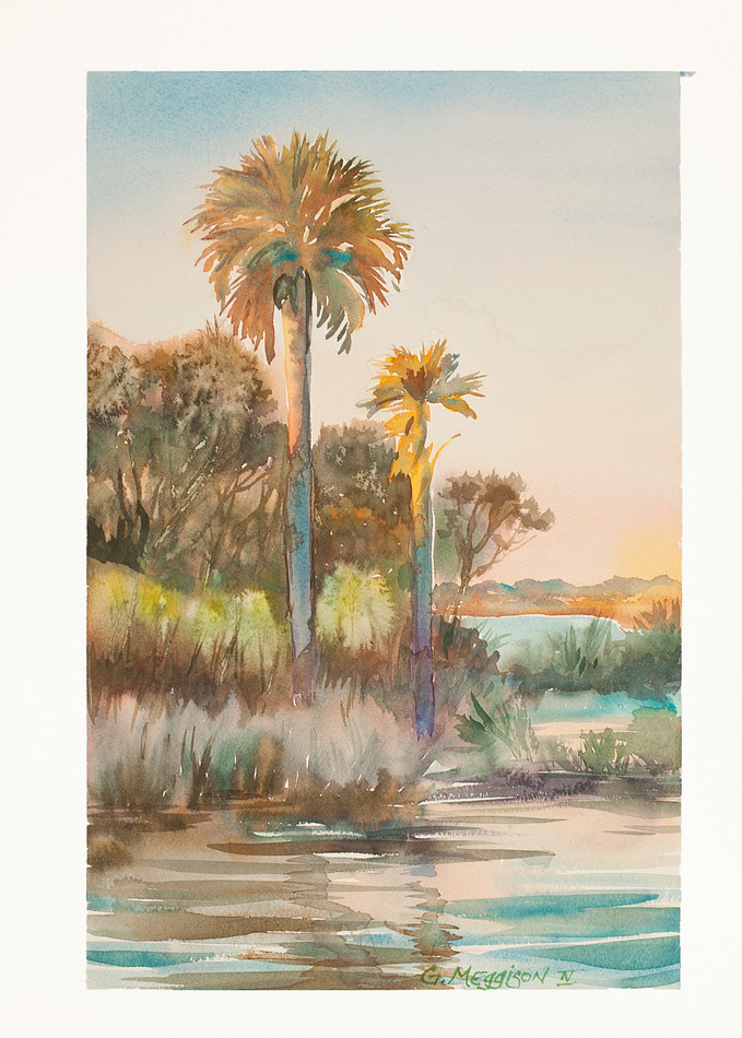 Guana Palms | Watercolor Landscapes | Gordon Meggison IV