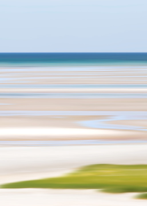 "Tide Lines" - Abstract Cape Cod beach tidepools art