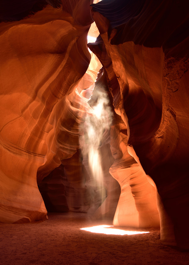 Phoenix Rebirth Discovered In The Upper Antelope Canyon Page Arizona Fine Art Prints On Metal Canvas