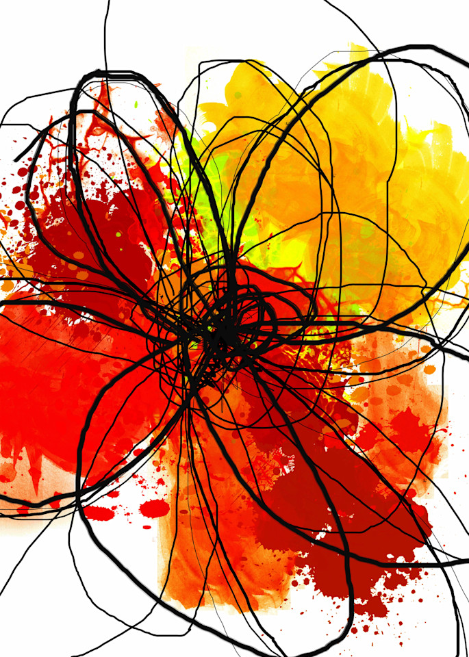 Summer Flower Splash 35 Art | Irena Orlov Art