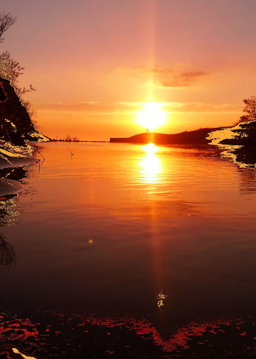 Sunset Lake Michigan 
