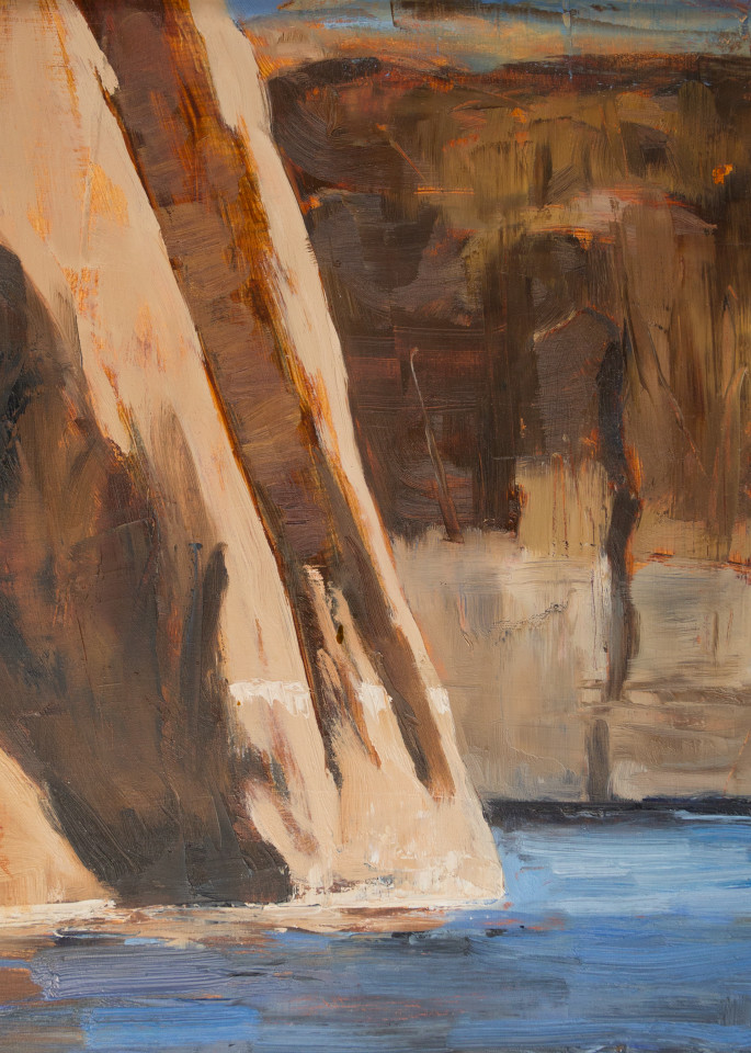 Lake Powell Canyon Walls red rock oil paintings and art prints from artist Booker Tueller
