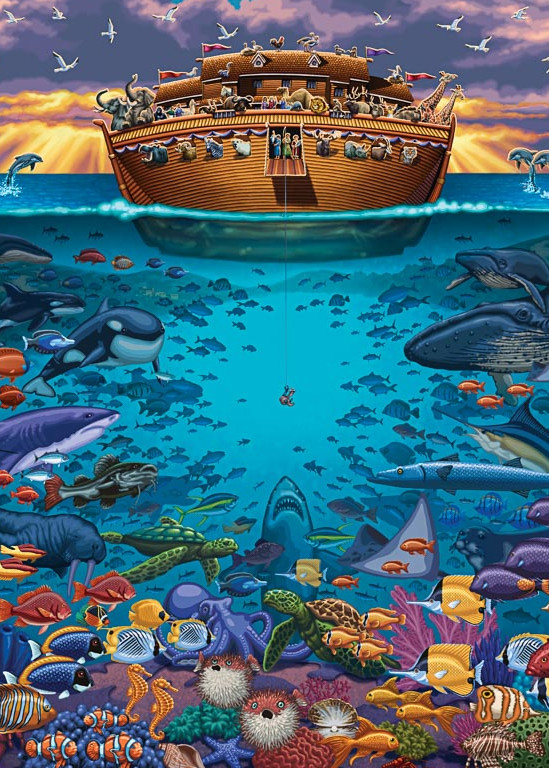 Noah's Ark Under the Sea
