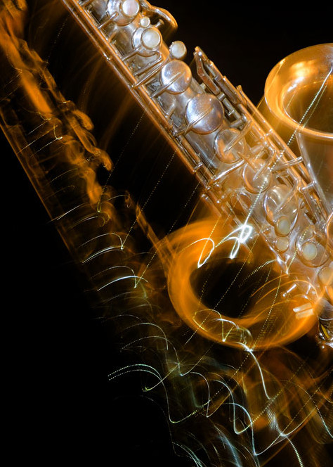 Sax In Motion Ii Art | Instrumental Art