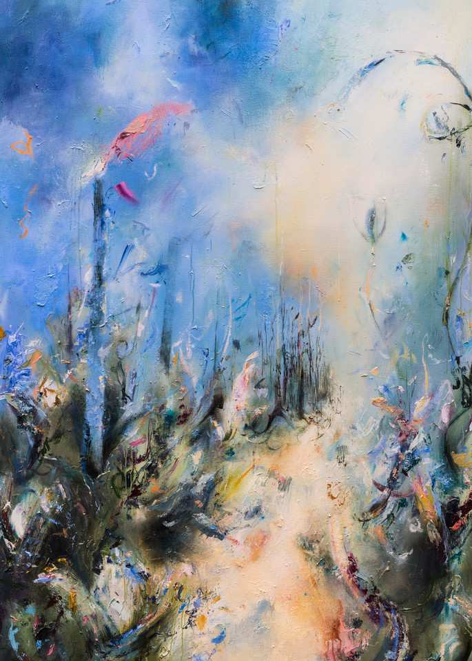 Mist - Contemporary Abstract Landscape Painting | Samantha Kaplan