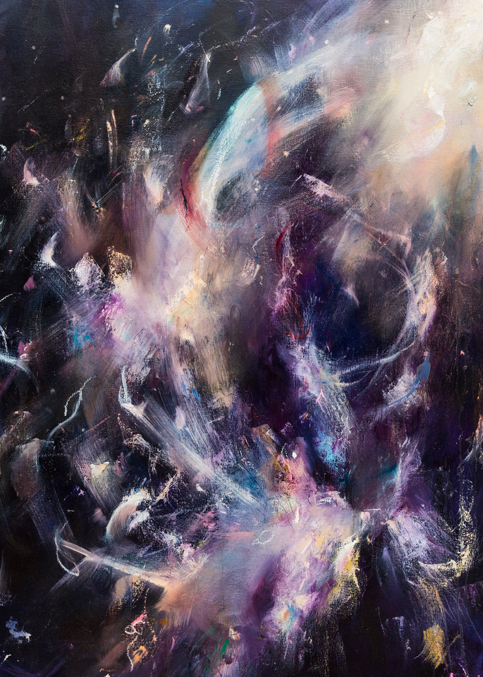 The Outburst - Contemporary Abstract Landscape Painting | Samantha Kaplan