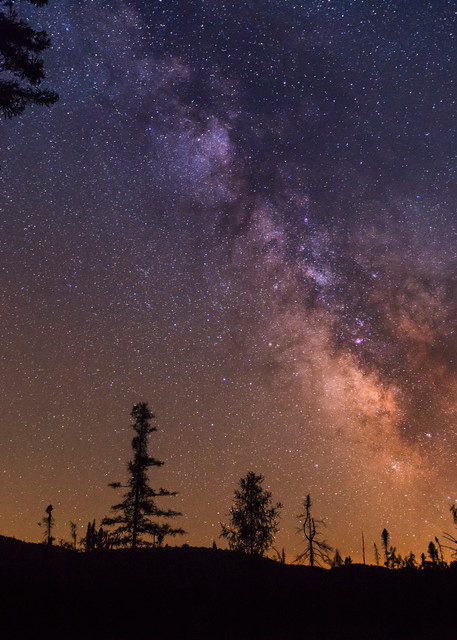 Milky Way Over Bald Mountain Photograph