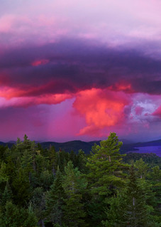 4th And 3rd Lake Sunset Strom From Bald Mt Photography Art | Kurt Gardner Photography Gallery