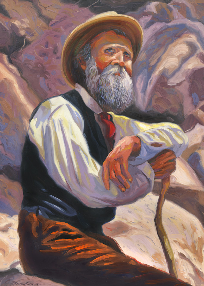 John Muir Portrait Painting