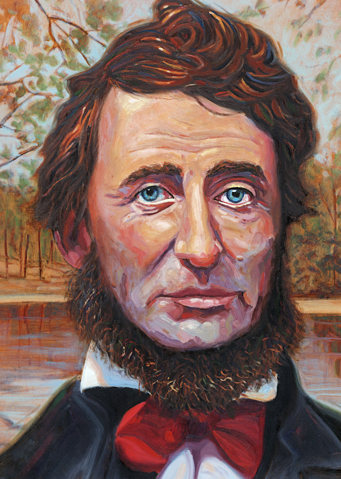 Henry David Thoreau Portrait Painting