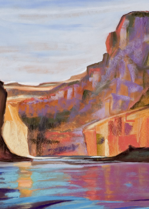 Grand Canyon
Colorado River
Impressionistic painting