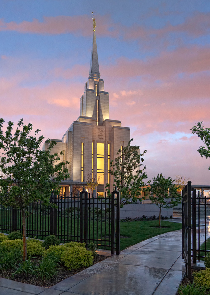 Oquirrh Mountain Temple - the Light Within