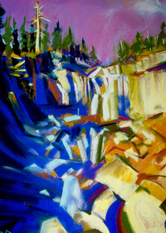landscape painting
central oregon
paulina falls