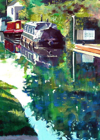 Brecon and monmouthsire canal art print