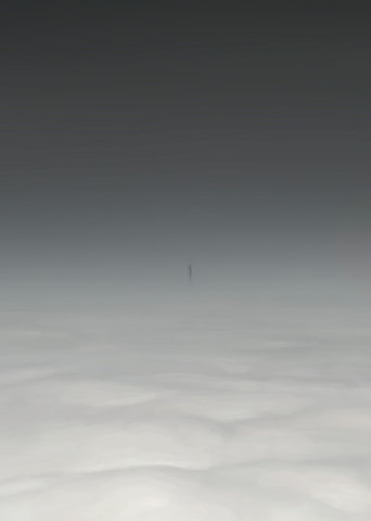 “GRAY ABYSS,” by Burton Gray - a minimal narrative landscape painting.
