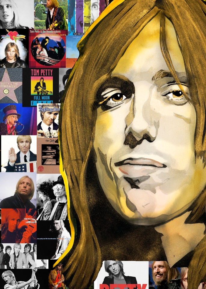 Tom Petty Pop Art | William K. Stidham - heART Art