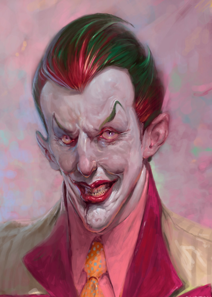 Model Joker Art | Burton Gray Studio