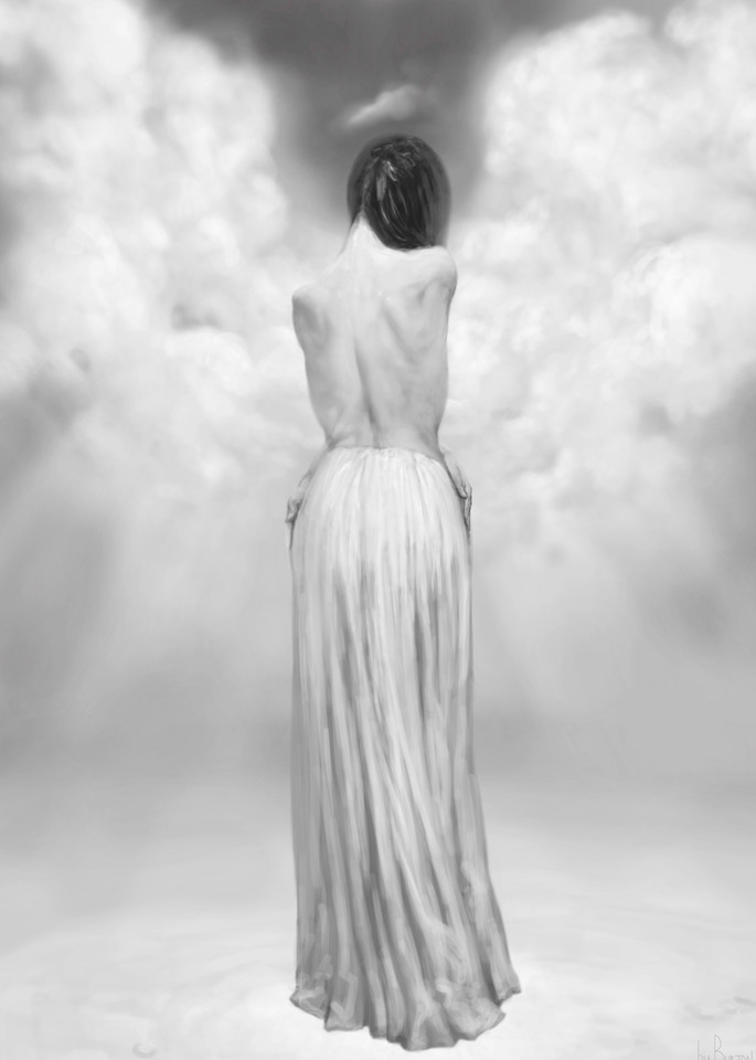 Angel Back Art | Burton Gray Studio