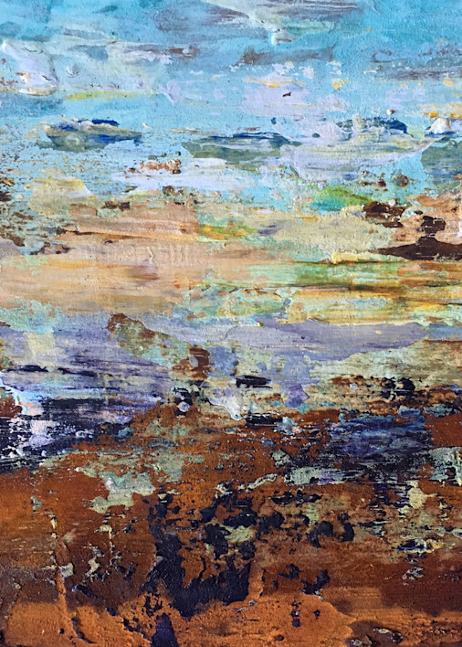 The Bottom of Everything abstract landscape painting