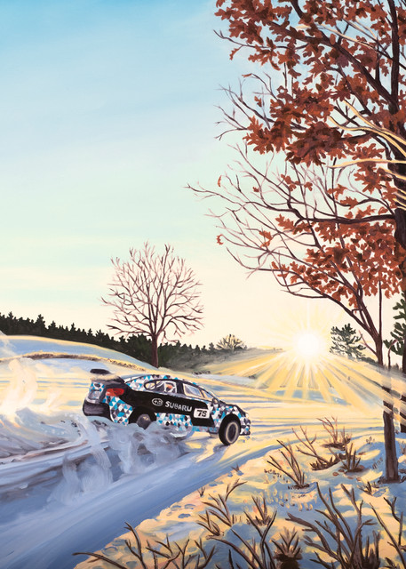 "Winter Rally" Art for Sale