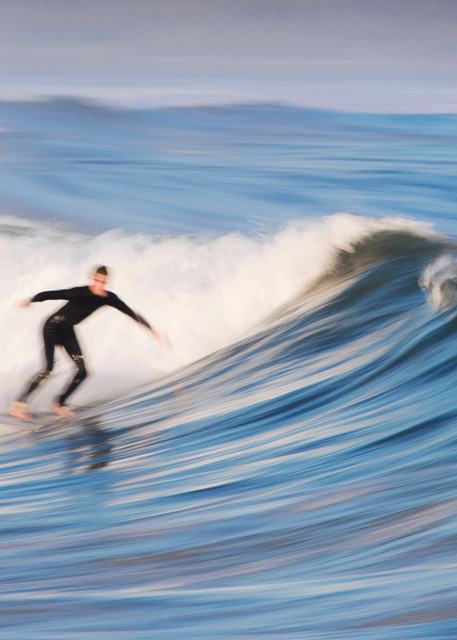 "Surfing Narragansett Beach" - Fine Art Rhode Island Surf Photograph