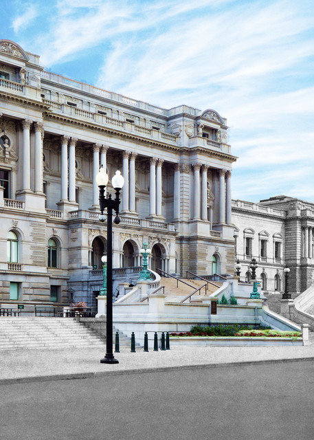 Library Of Congress, West Façade Art | Mark Hersch Photography