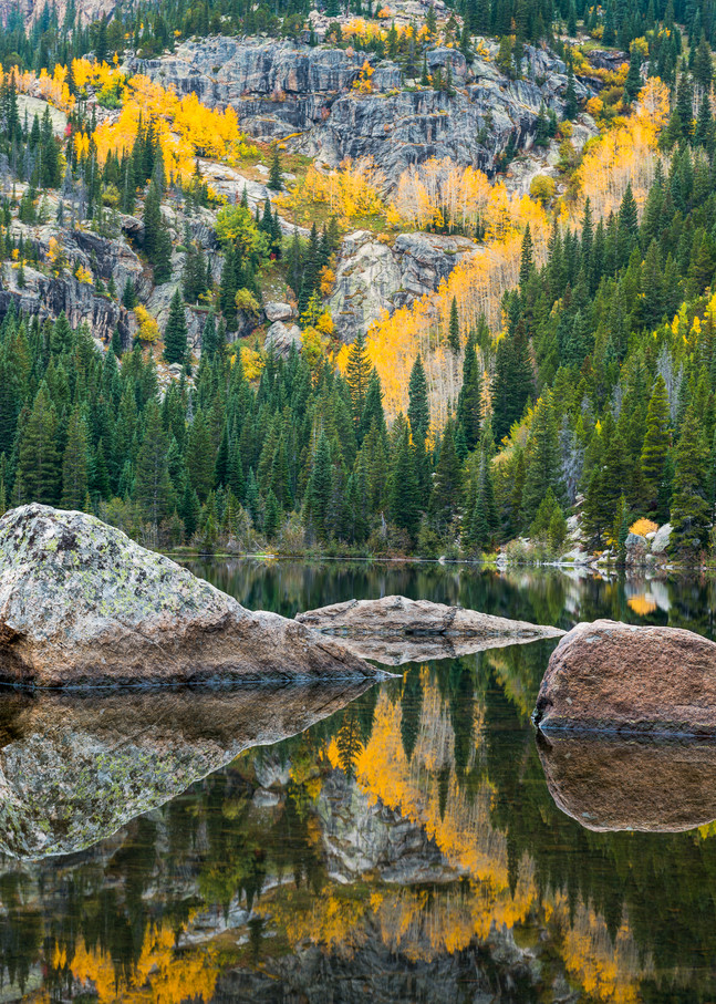 Art photographs of Bear Lake in Colorado's Rocky Mountains