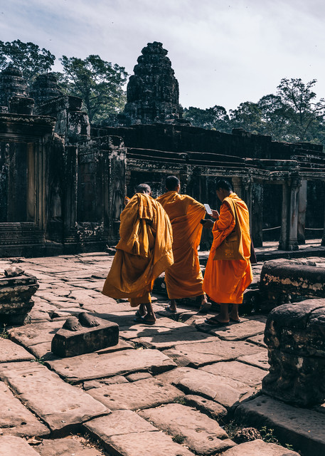 Angkor Wat | Cambodia | Monks Photography Art | Sandra Jasmin Photography