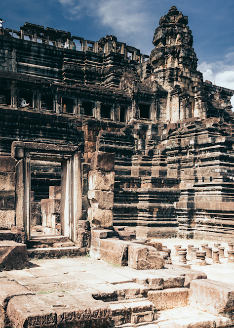 Angkor wat ruins