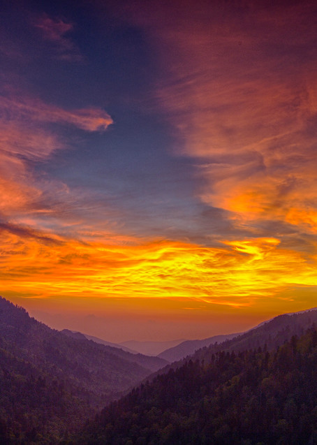 A Smoky Mountain Sunset