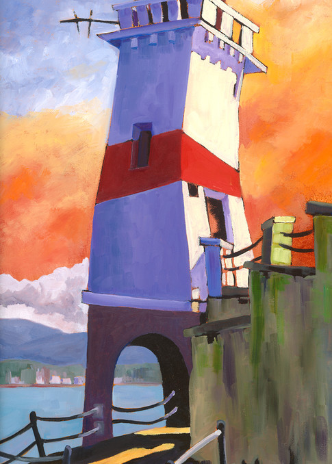 lighthouse in Stanley park